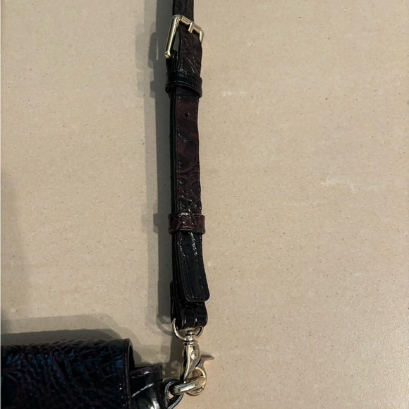 BRAHMIN Brown Croc Leather SONNY petite crossbody bag, Rare, EUC. - Picture 13 of 13